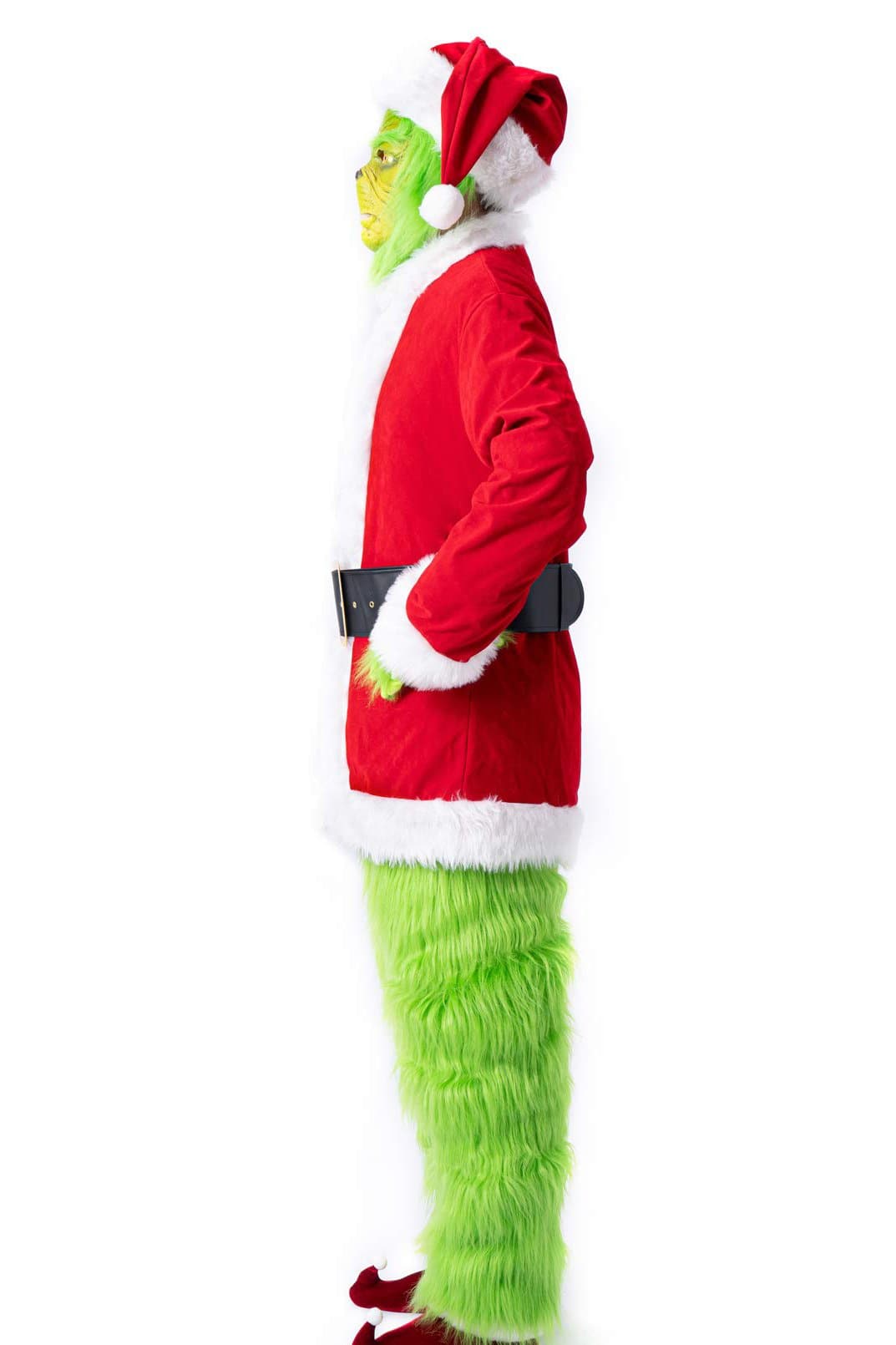 Adult The Grinch Costume Outfit, Faux Fur