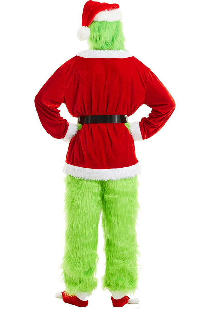 The Grinch Santa Costume Outfit For Adult - Hallowitch Costumes