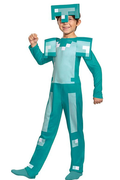 Minecraft Diamond Armor Costume For Kids – Hallowitch Costumes