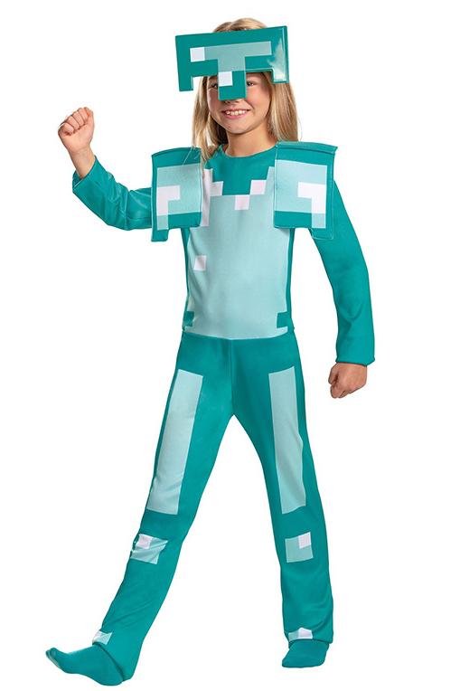 Minecraft Diamond Armor Costume For Kids - Hallowitch Costumes