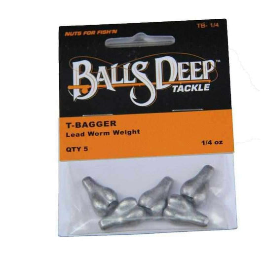 1 oz T-Baggers - 6 Pack of Worm Weights