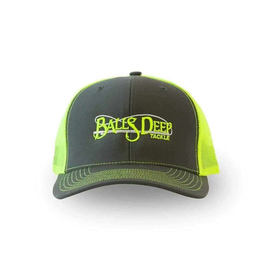 Charcoal/Neon Green Snapback