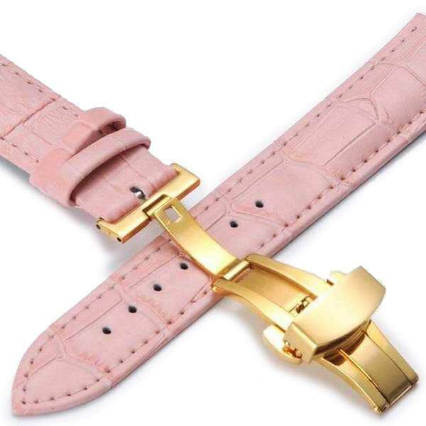 leather watch clasp