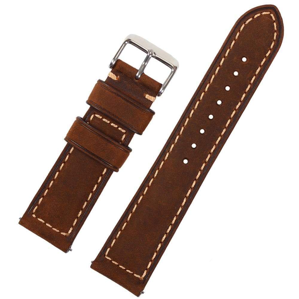 light brown leather watch band