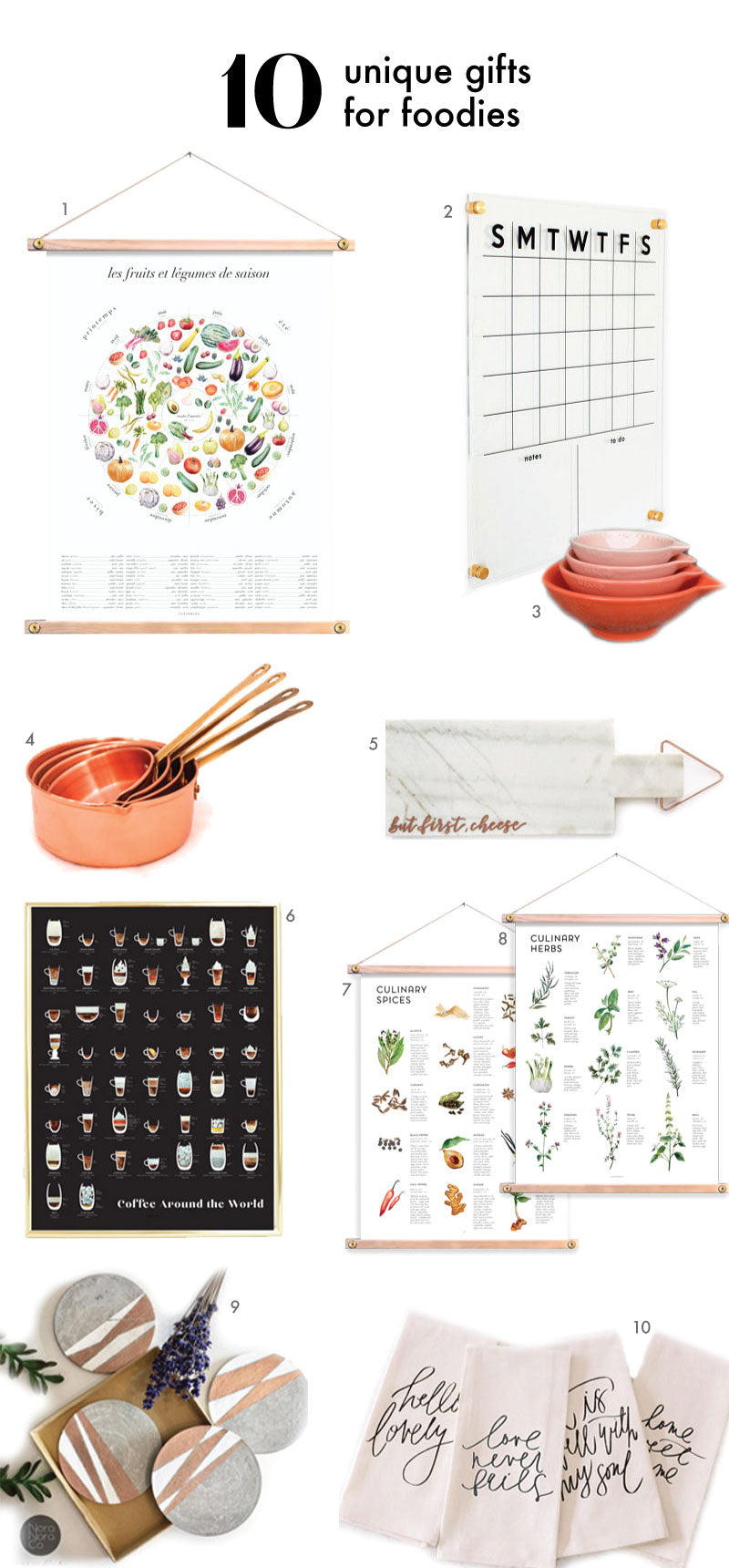 10 Gifts for Foodies