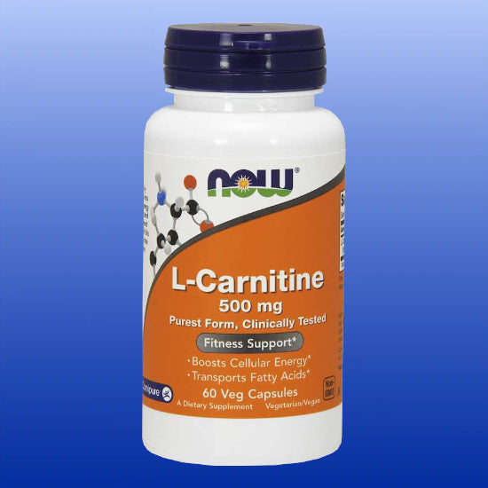 NOW Supplements, L-Carnitine 1,000 mg, Purest Form, Amino Acid, Fitness  Support* 100 Tablets