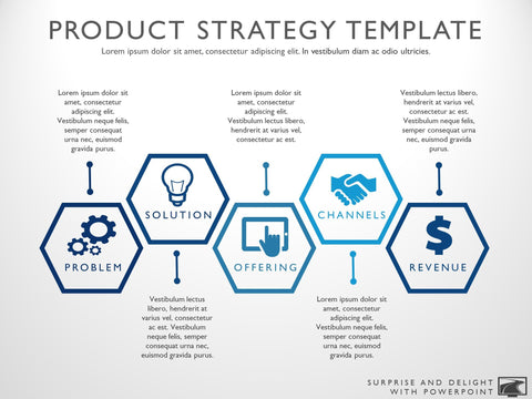 product strategy hexagon template