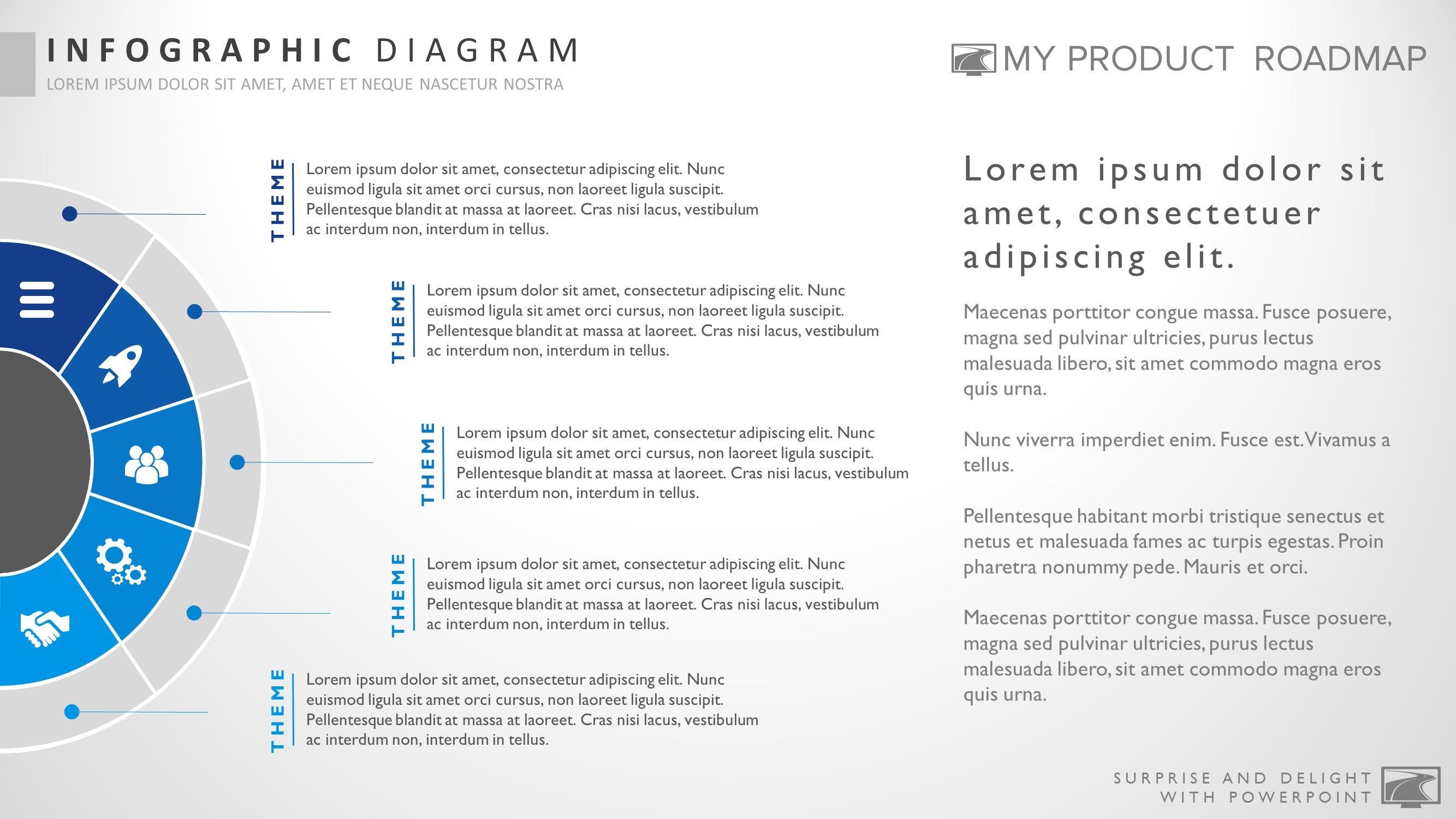 Five Stage Best Powerpoint Strategy Infographic ...