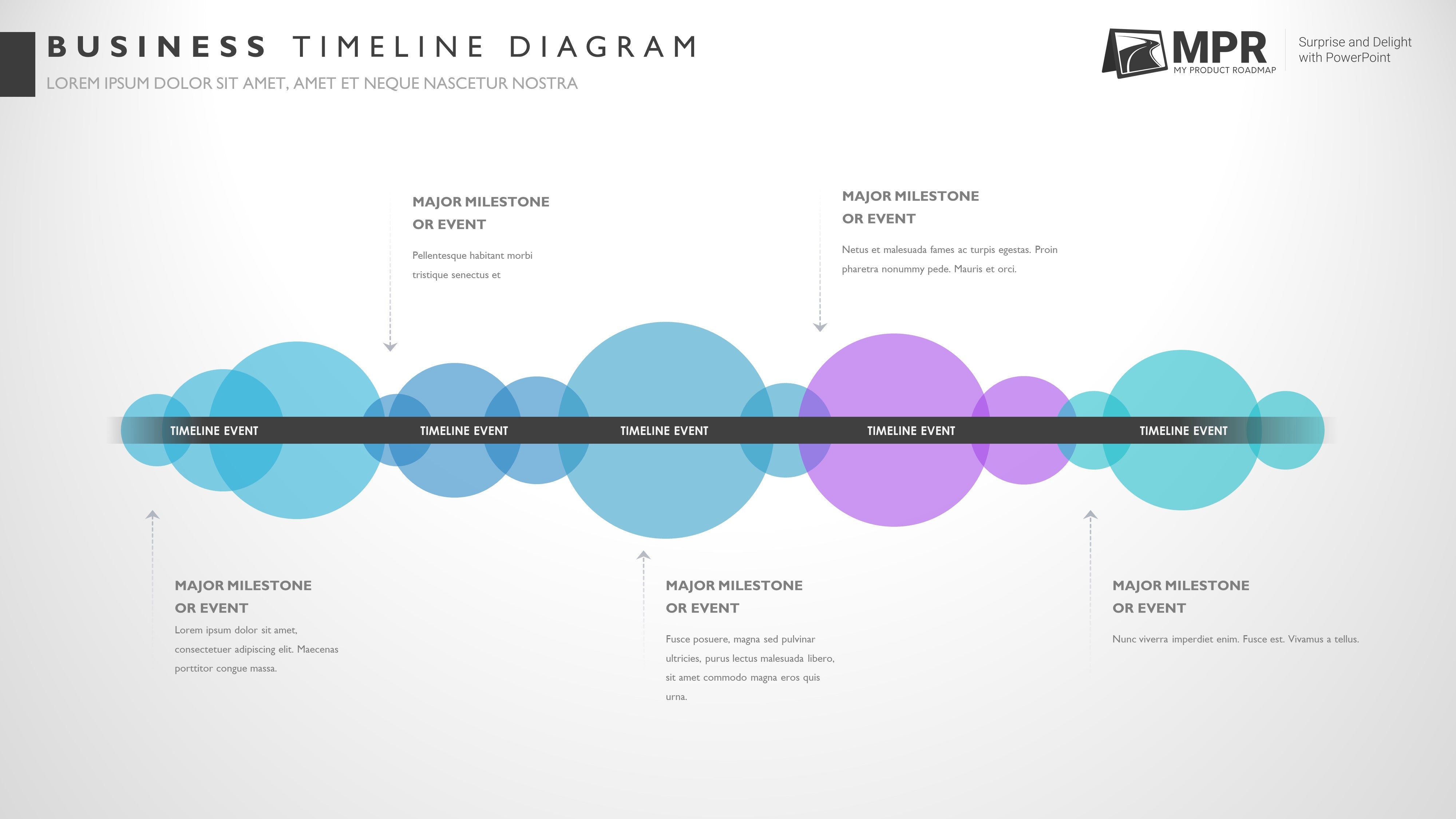 Timeline Curved PowerPoint Template ubicaciondepersonas cdmx gob mx