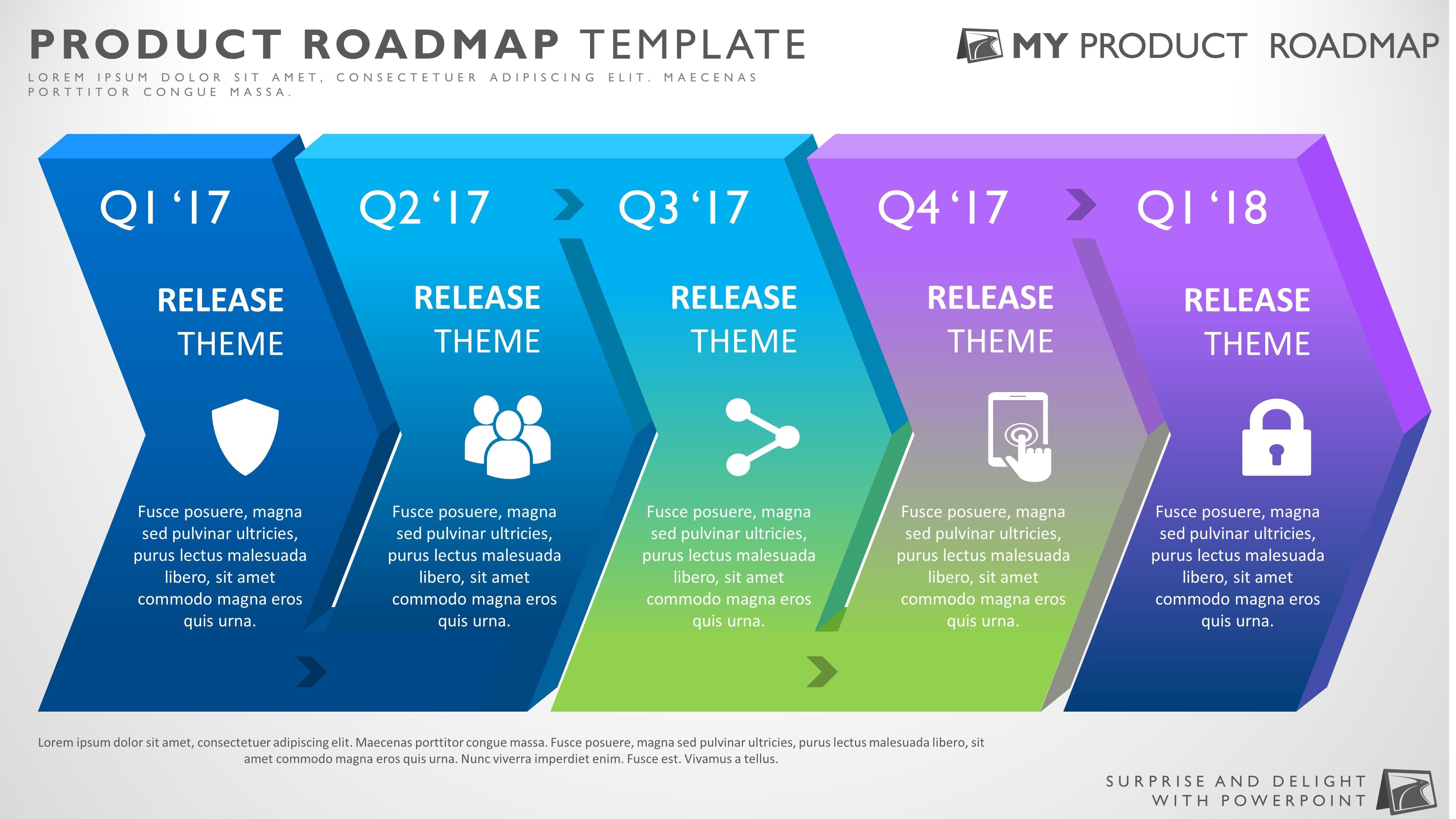 roadmap slide template