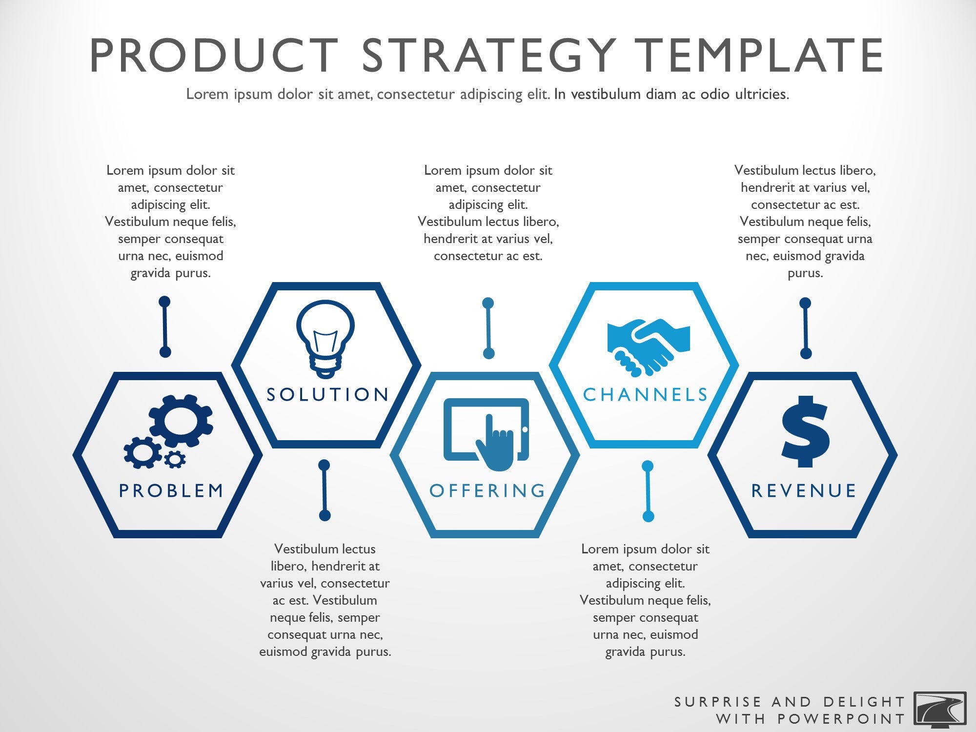 Hexagon Timeline Product Strategy Templates My Product Roadmap