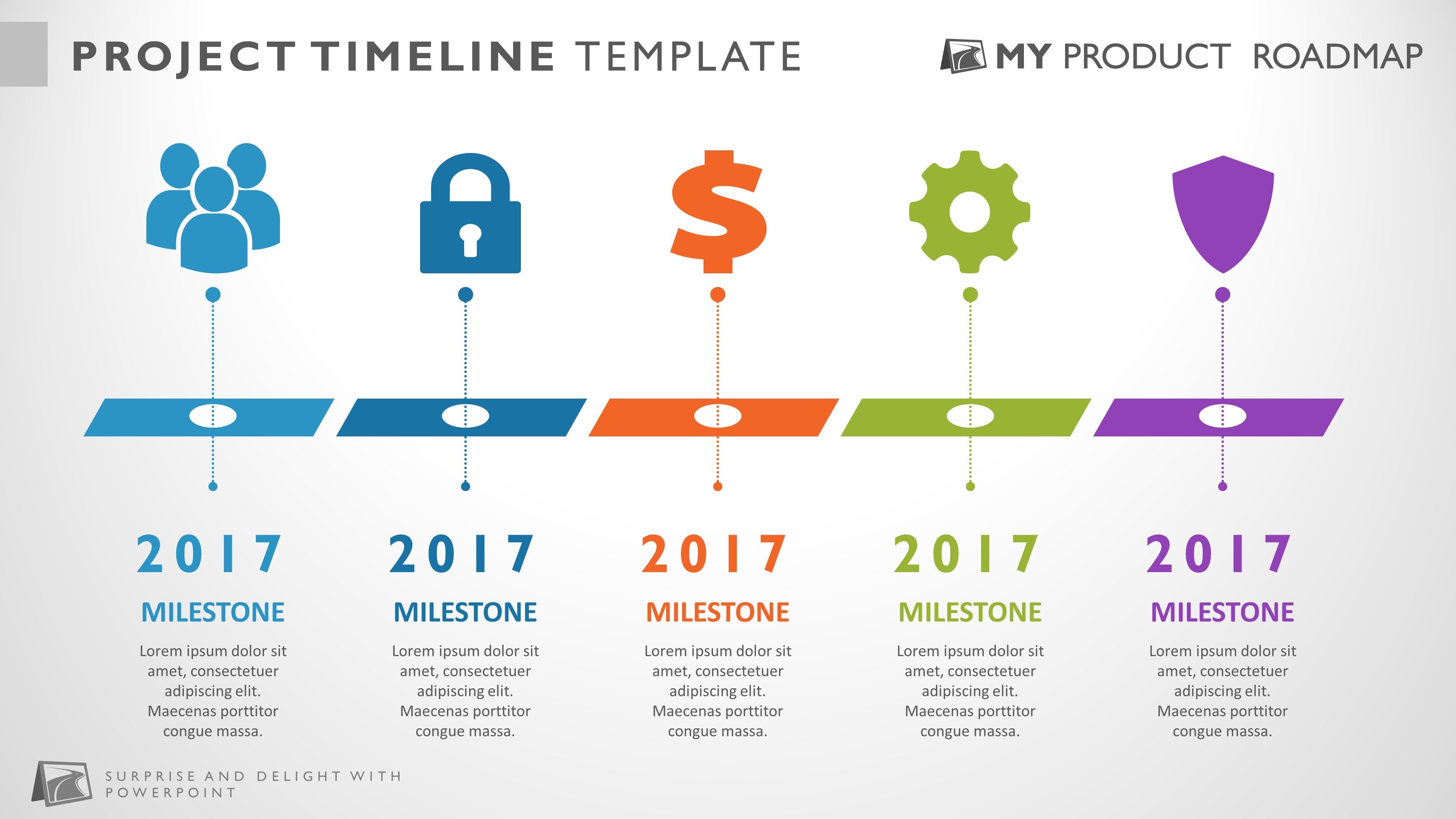 how to create project timeline in powerpoint