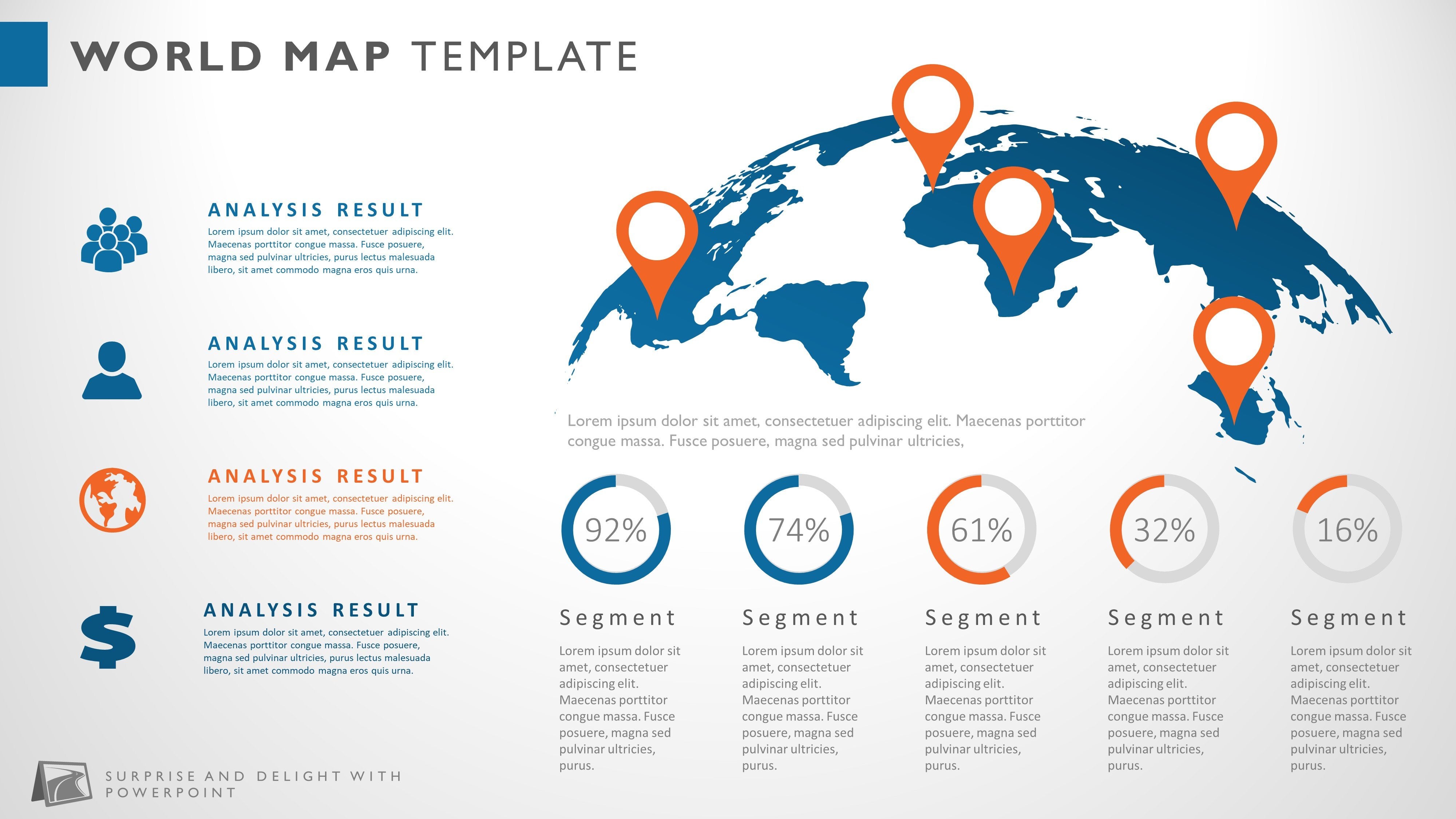 Map Infographic Presentation Template Visual.ly