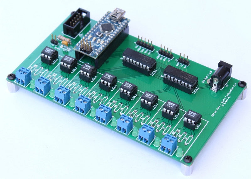 Solid state relay expansion board for Arduino Nano - AC/DC ...