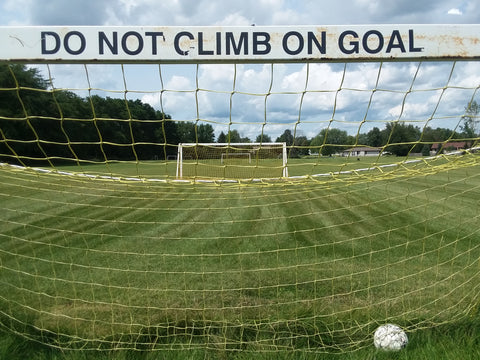 Soccer Goal Safety, Do Not Climb On Goal, Soccer Goal Tip