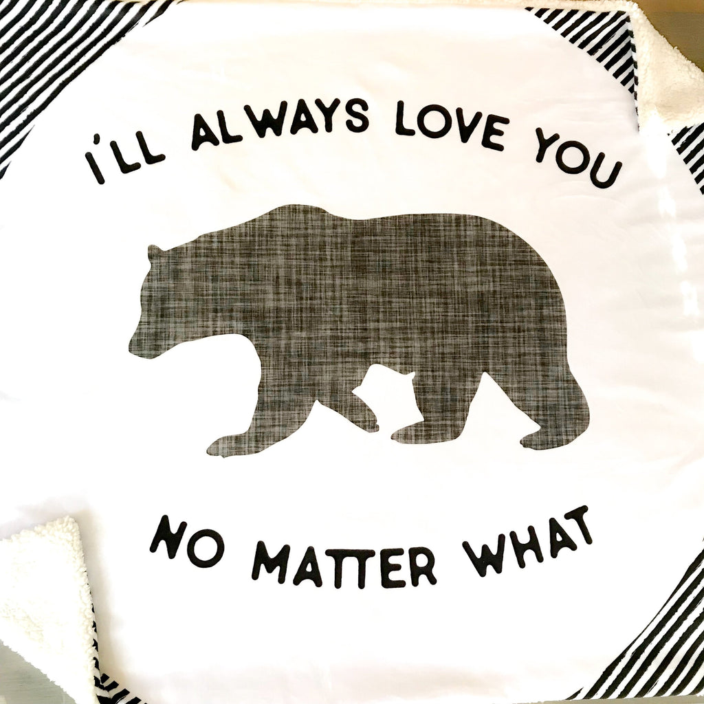 Mama Bear Love You No Matter What Kid S Blanket Blume Market