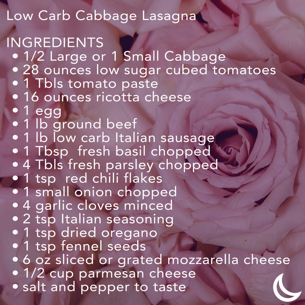 Low carb cabbage lasagna