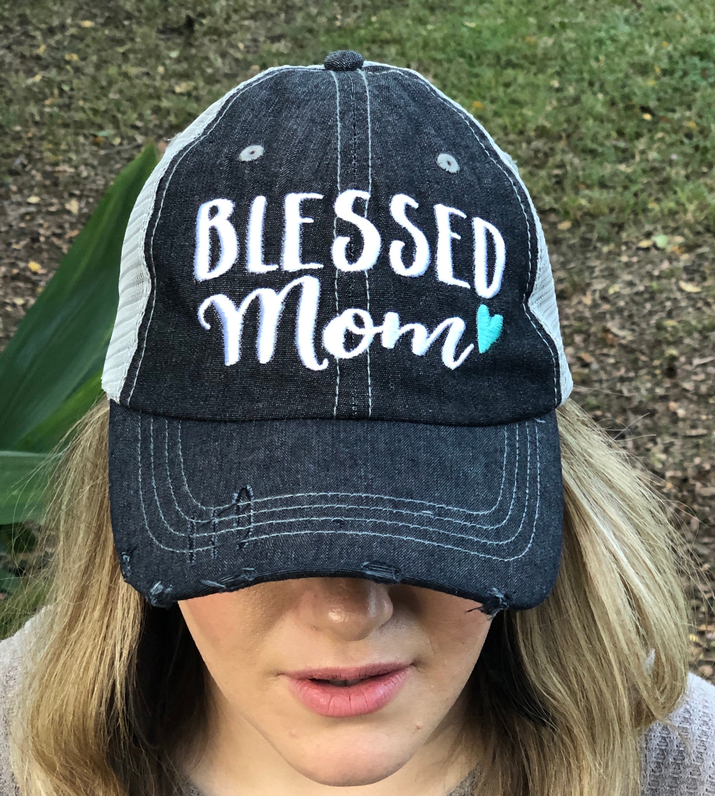 mama embroidered hat