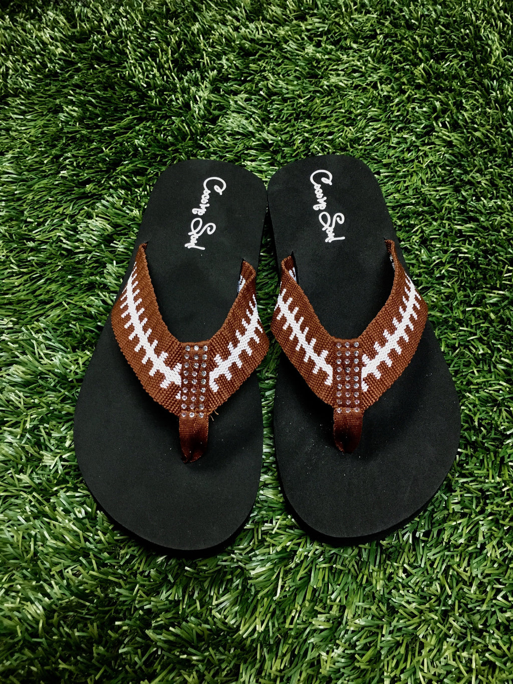 cocomo soul leather flip flops