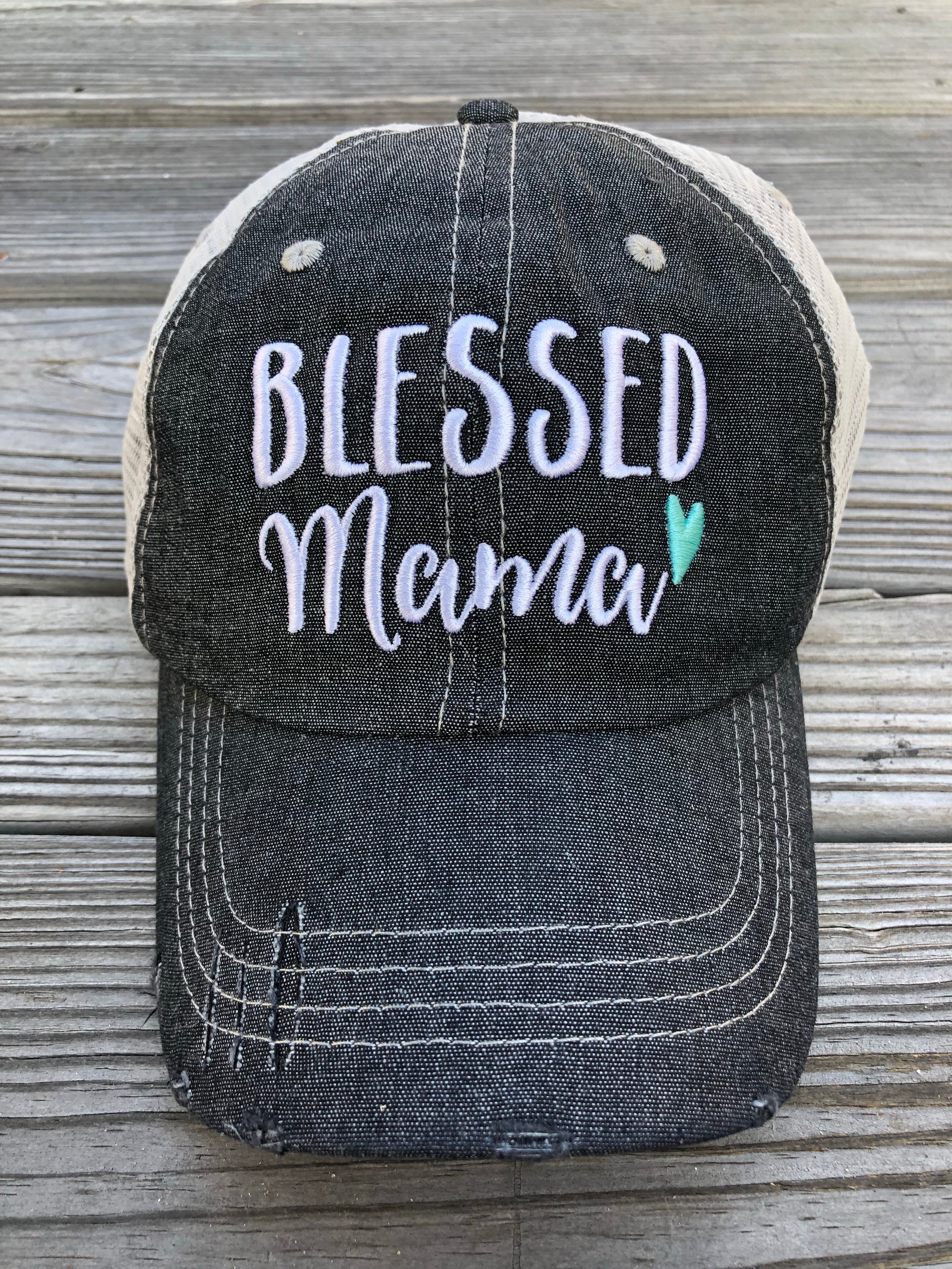 mama embroidered hat