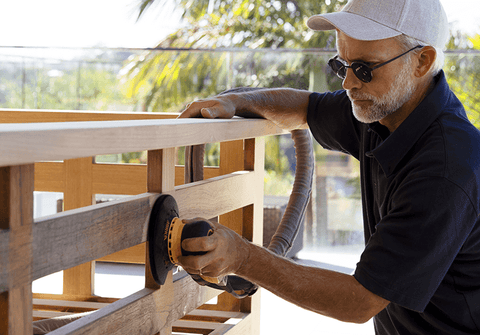 Sanding with Mirka Deros