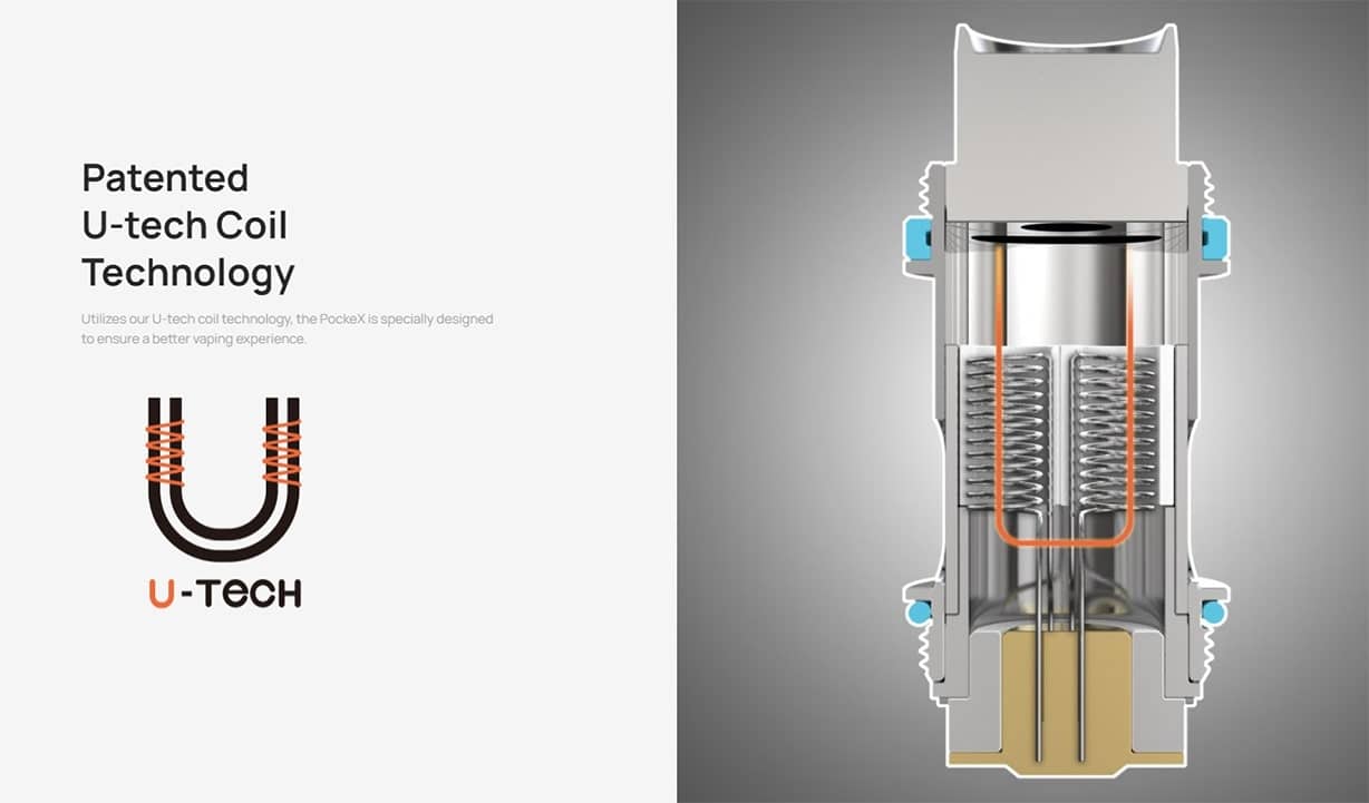 Aspire Patented U-Tech Coil Technology