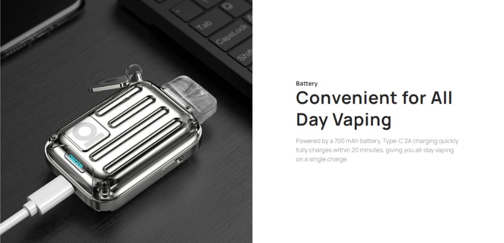 Aspire RiiL X Vape Kit Convenient All Day Vaping