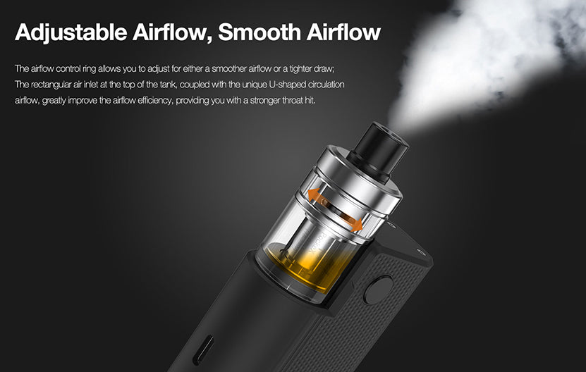 Adjustable & Smooth Airflow