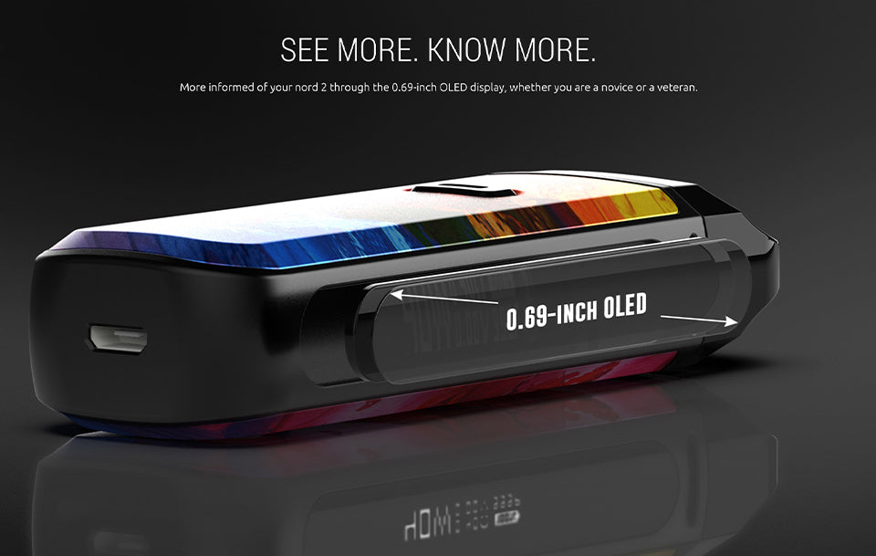 SMOK Nord 2 Pod Kit 0.69 Inch LED Display