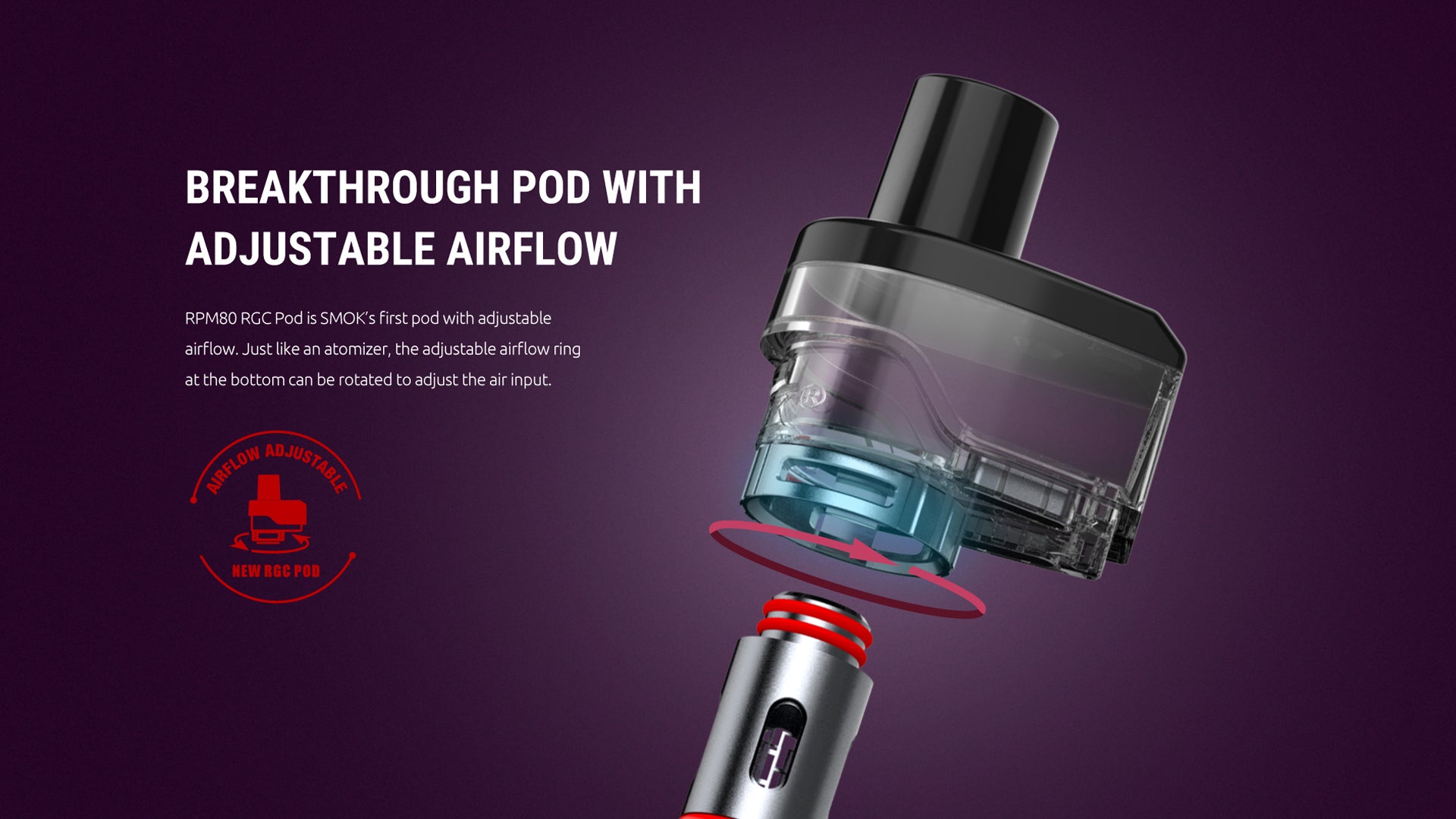 SMOK RPM80 Pods - Adjustable Airflow