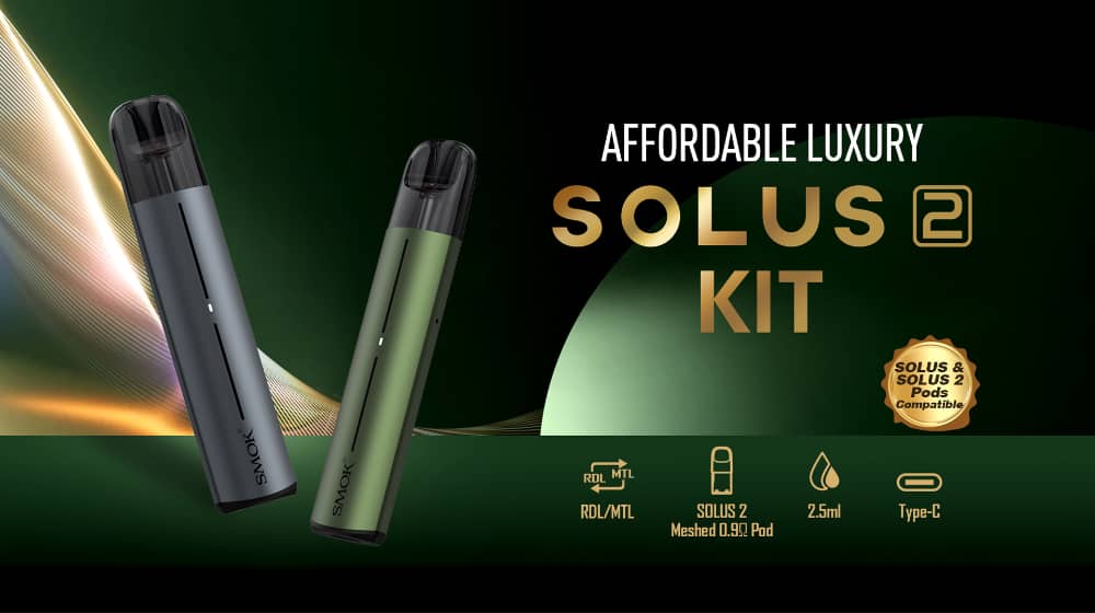 SMOK Solus 2 Pod Kit Affordable Luxury