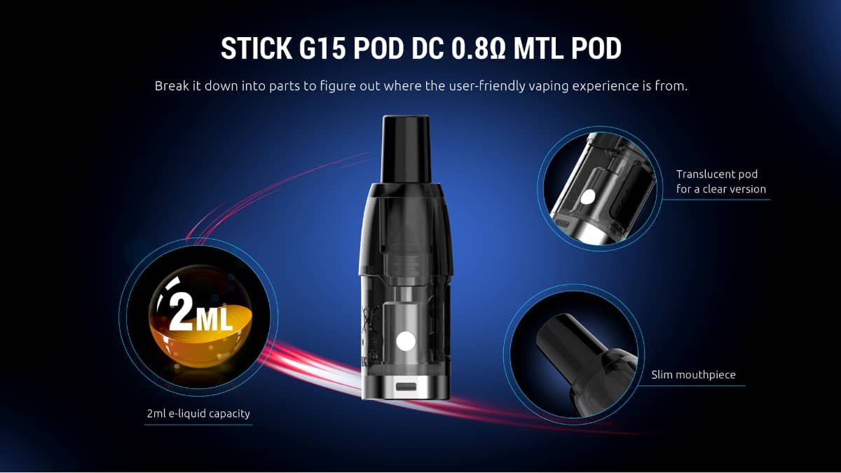 SMOK Stick G15 Pod Kit Replacement Pods