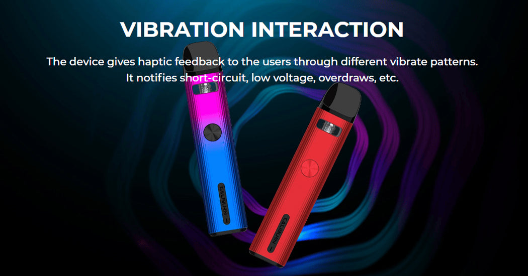 Uwell Caliburn G2 - Vibration Interaction