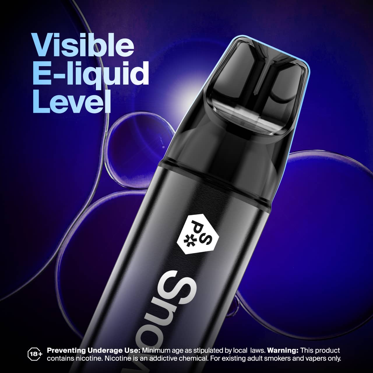 Visible E-Liquid Level