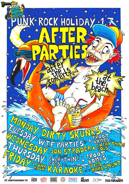 punk rock holiday wtf parties afterparty beach stage american socks