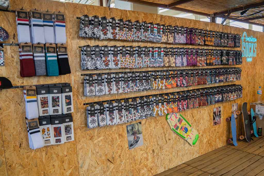 american socks wall in the stand 