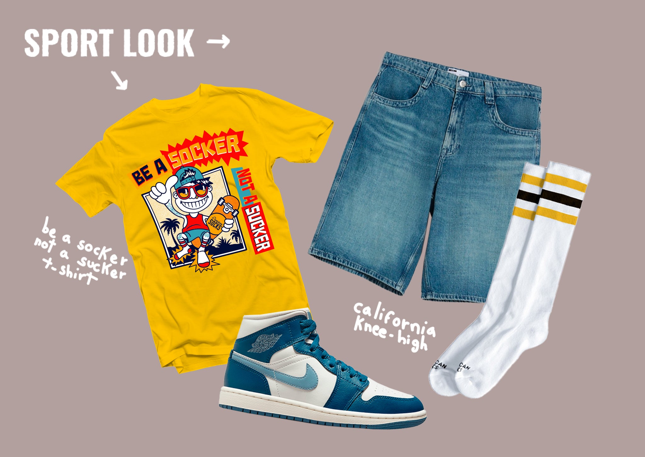 American Socks' Sport Outfit