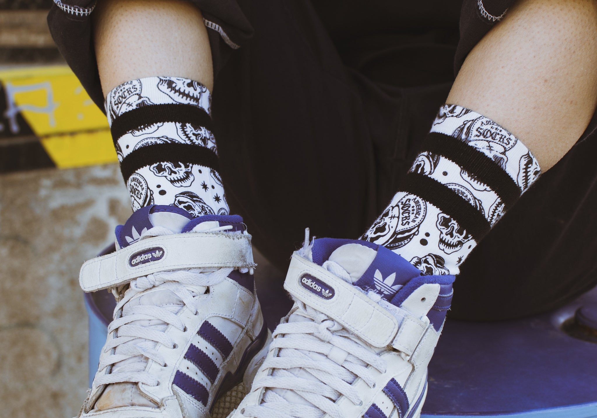 Skater Skull Signature American Socks