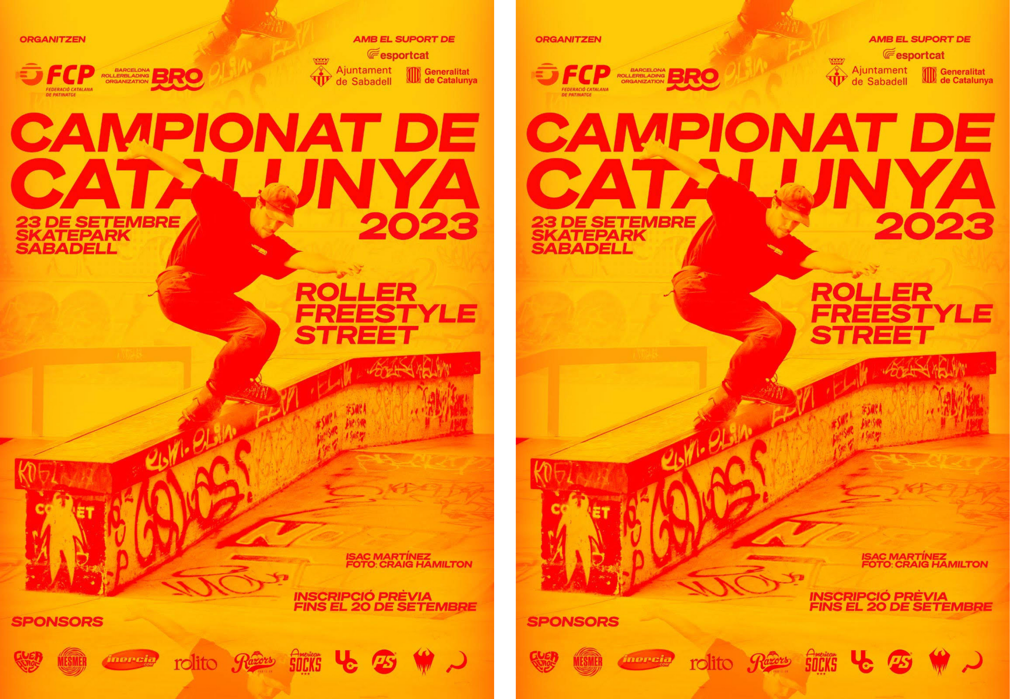 Cartel Campeonato Cataluña RF 'Street'