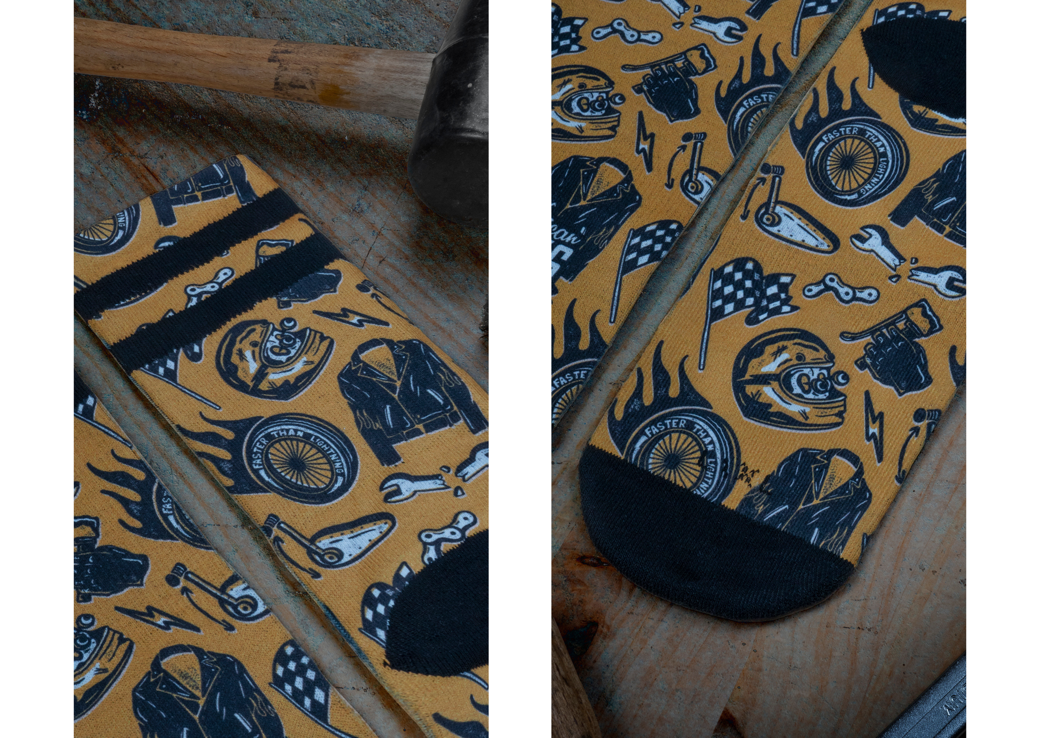 Cafe Racer, a new signature sock from American Socks