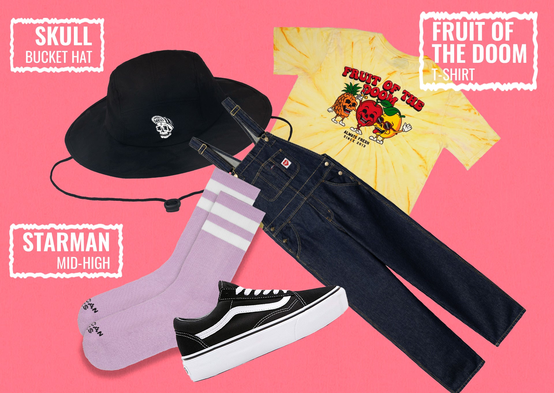 Look de Festival Boombastic de American Socks