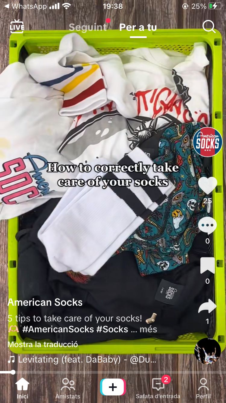 TikTok d'American Socks