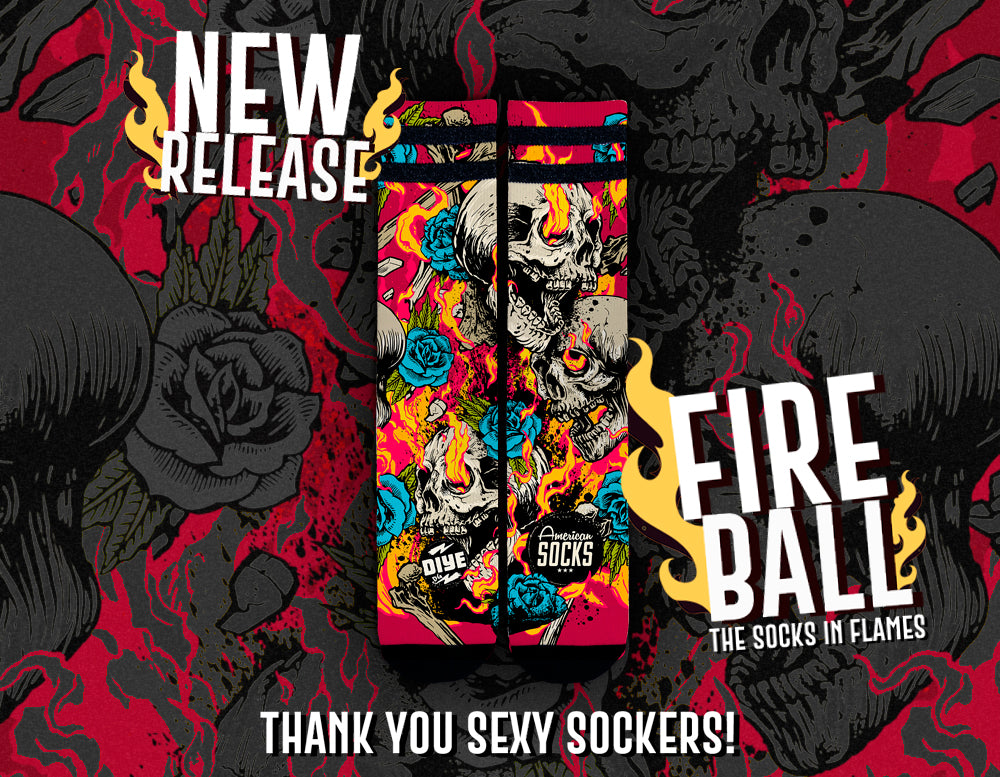 fireball newrelease americansocks ecofriendly calcetines barcelona design girls boys 