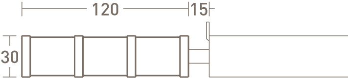 30mm combination finial dimensions