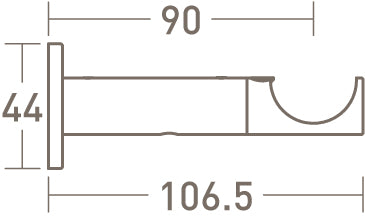 30mm stainless steel bracket dimensions