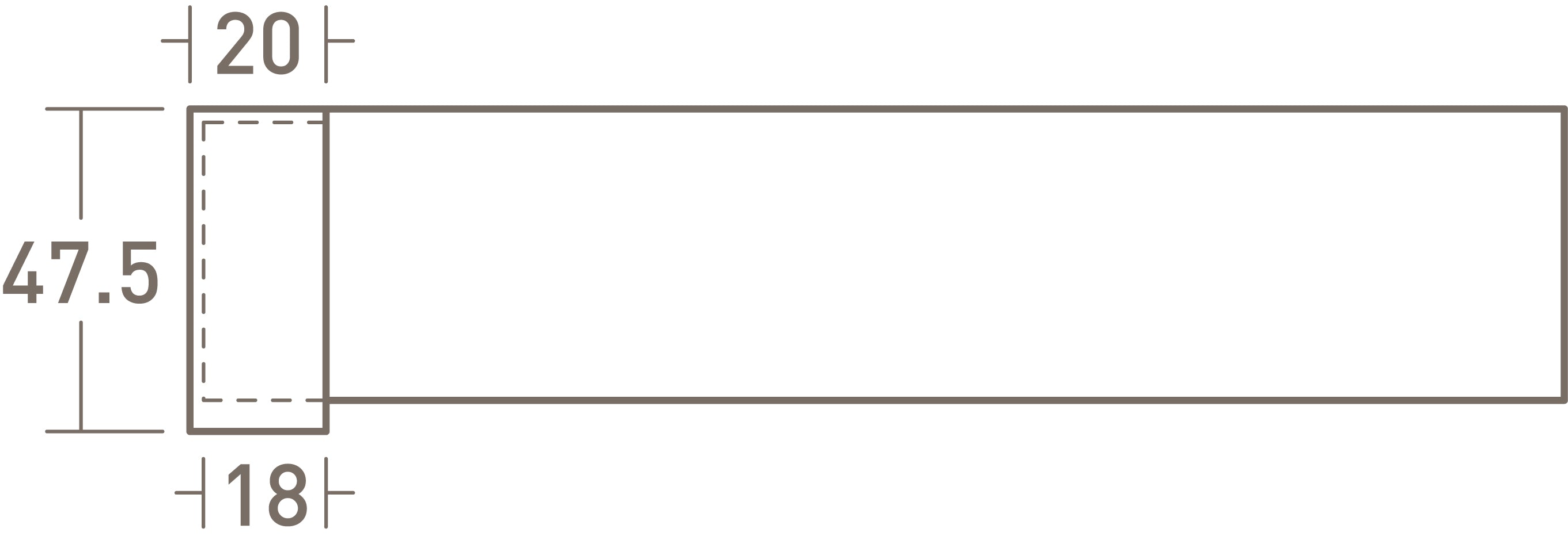 end cap Finial Dimensions