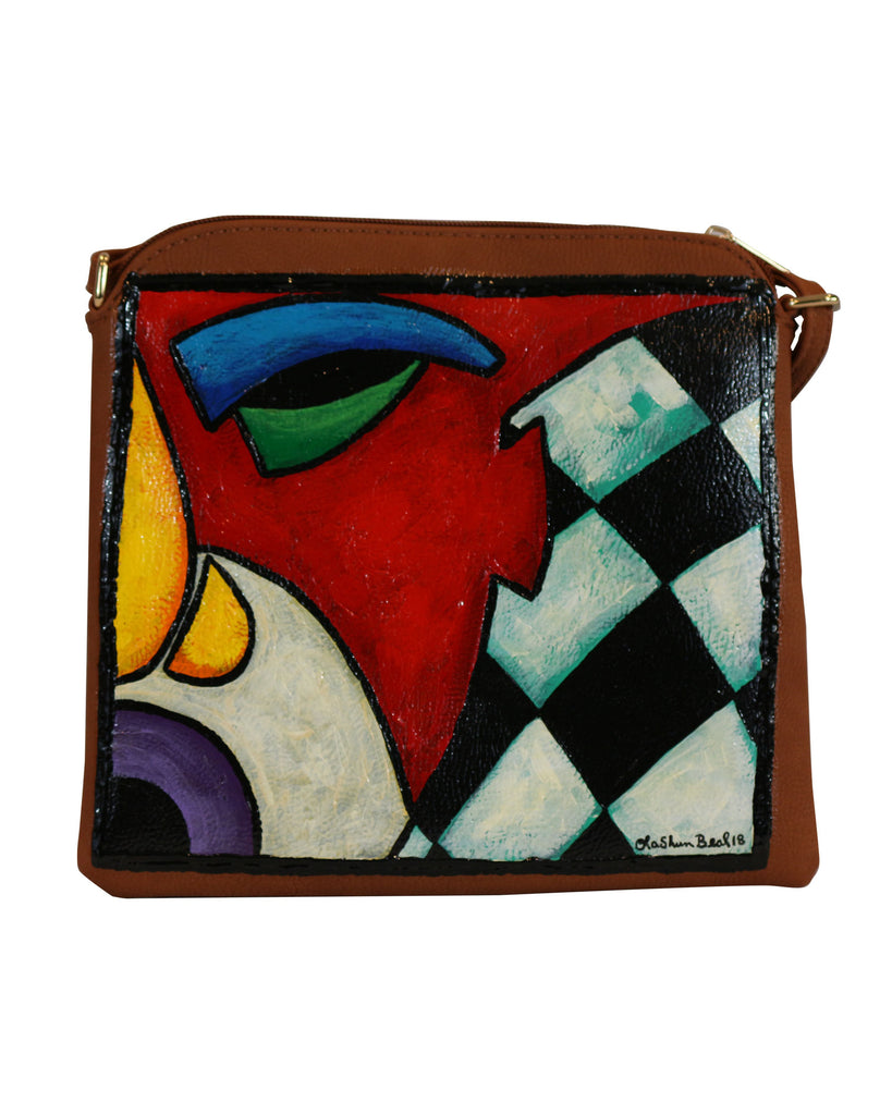 hand painted purse