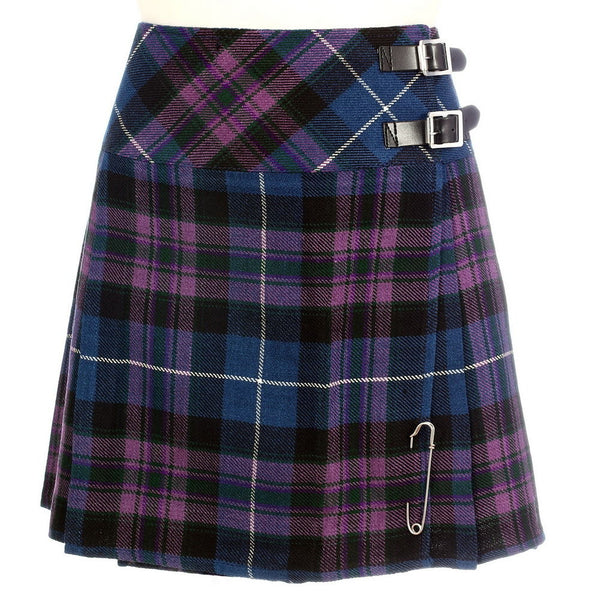 Ladies Pride Of Scotland Tartan Scottish Micro Mini Billie Pleated Kil Lit Like Luma 