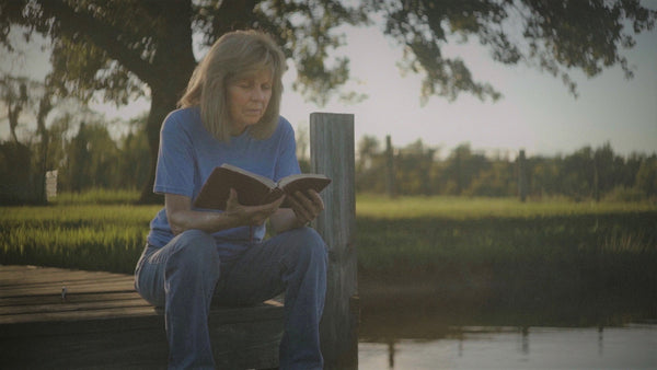 Annette at the farm