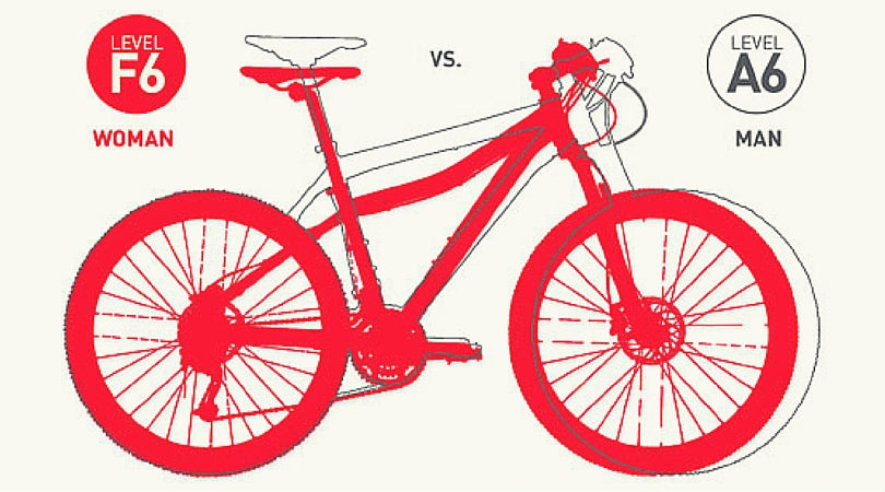 Как отличить велосипеды. Женская рама велосипеда и мужская. Мужской и женский велосипед. Велосипед с дамской рамой. Женский и мужской велосипед отличия.